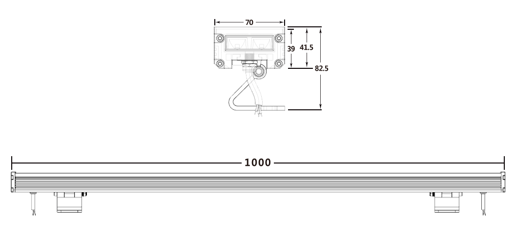 LED wall washer light JFG70-A48-D2(图1)