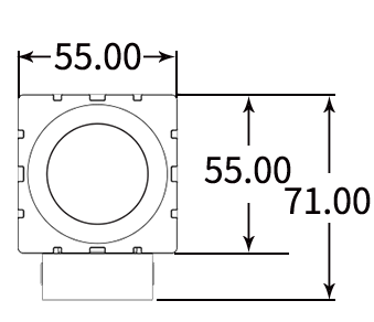 LED flood light JFTF55-A10-D2(图1)